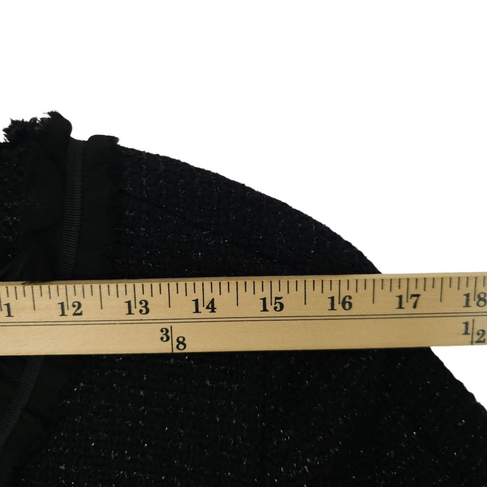 Talbots Grace Fit Wool Blend Snap Front Jacket 10 Shimmer 3/4 Quarter Sleeve NEW - Picture 4 of 15